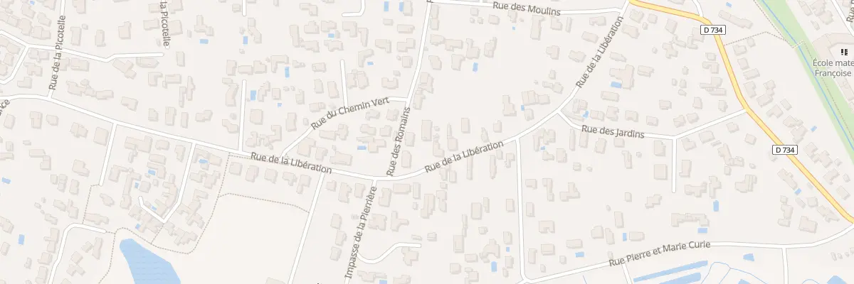 Plan du 21B Rue des Romains au Château-d’Oléron