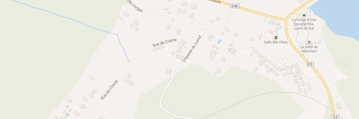 Plan du 92 Imp du Lanot à Uza
