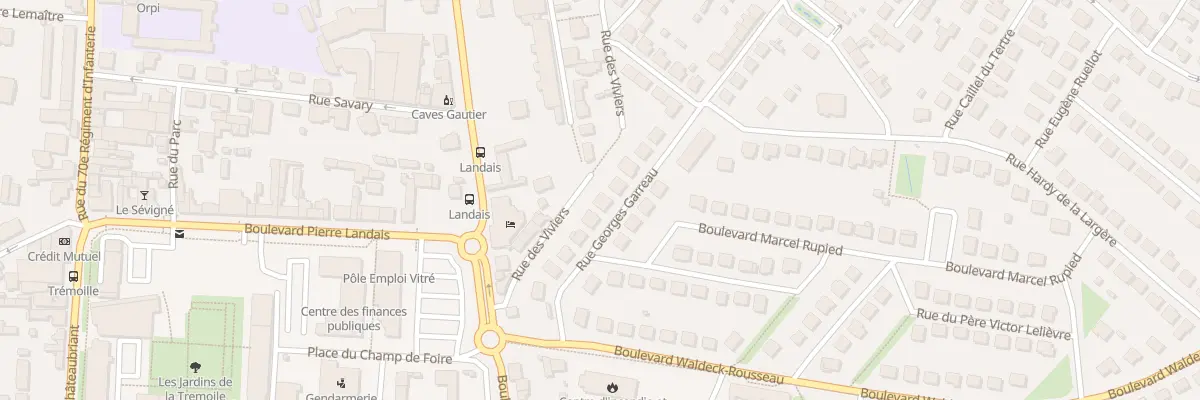 Plan du 32 Rue Georges Garreau à Vitré