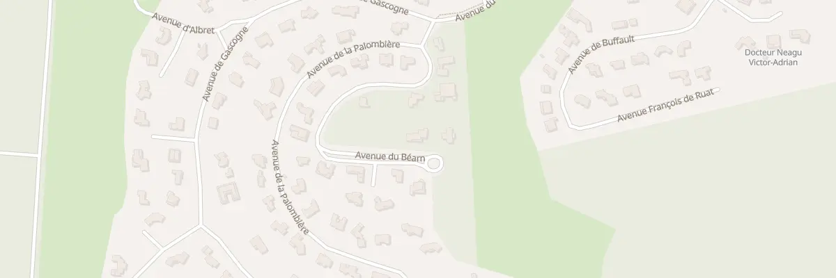 Plan du 345 Av du Béarn à Biscarrosse