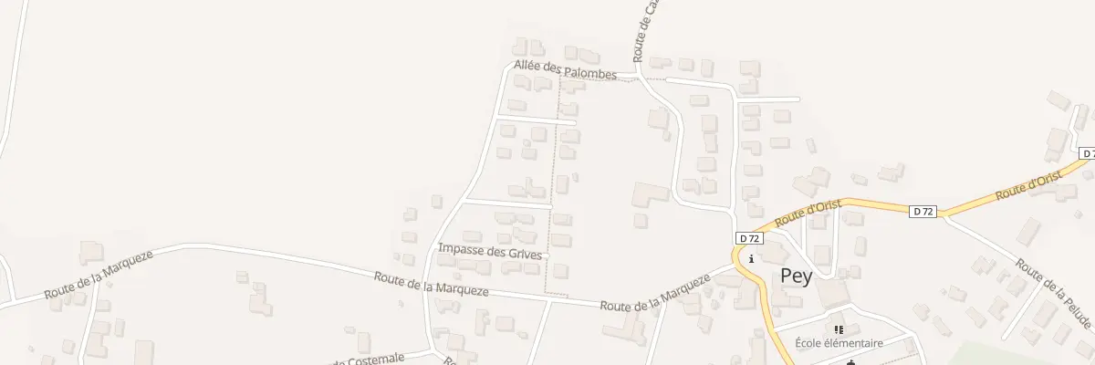 Plan du 16 Imp des Bécassines à Pey