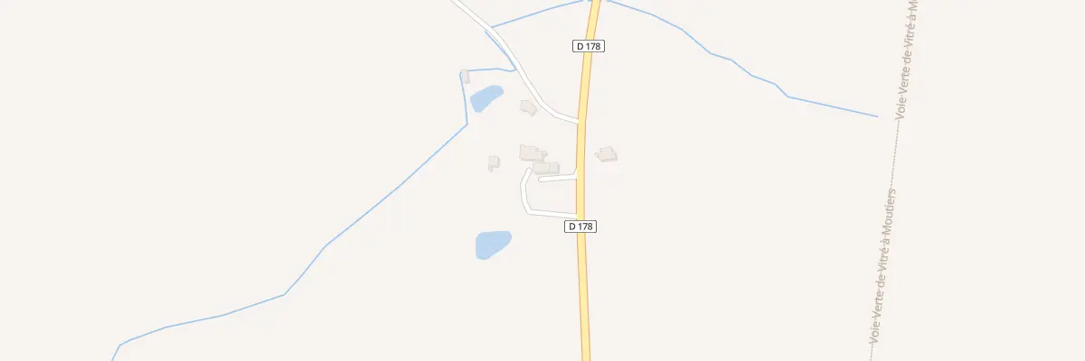 Plan du 2 La Chaultiere à Moutiers