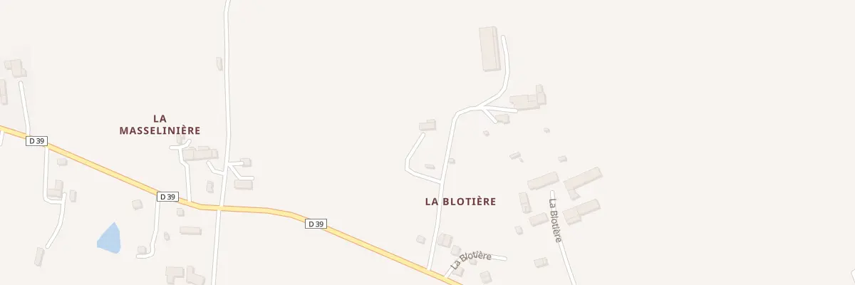 Plan du 5029 La Blottiere à Notre-Dame-de-Livoye