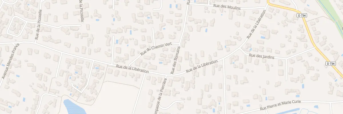 Plan du 9000 Rue des Romains au Château-d’Oléron