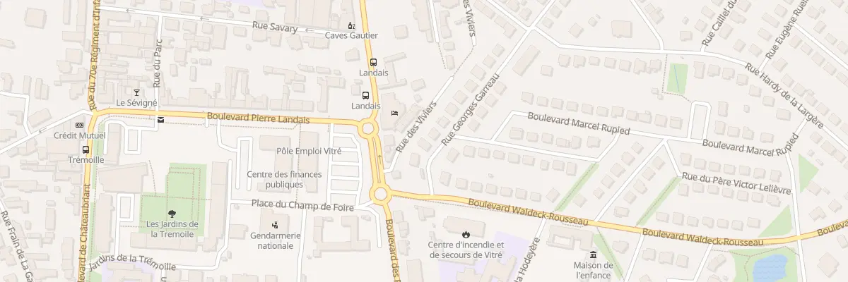 Plan du 40 Rue Georges Garreau à Vitré