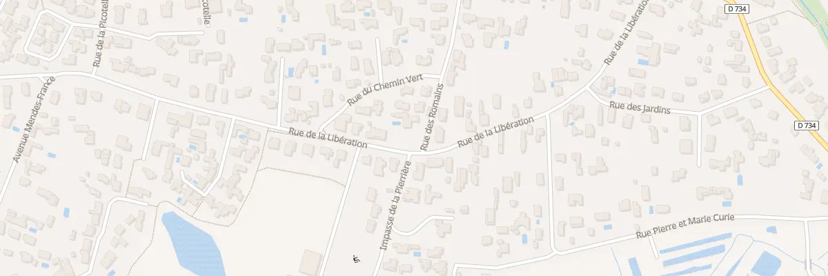 Plan du 22 Rue des Romains au Château-d’Oléron