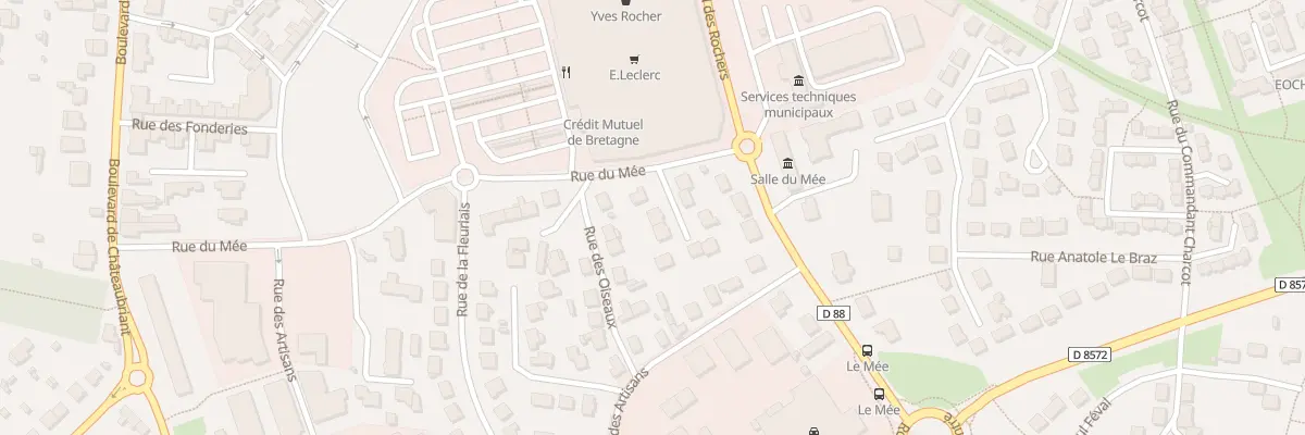 Plan du 15 Rue de la Piscine à Vitré