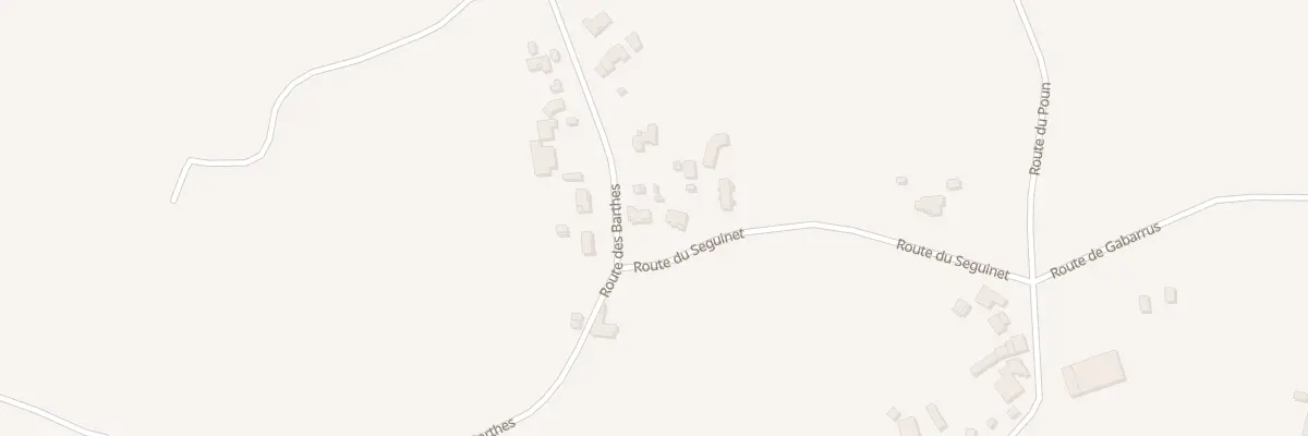 Plan du 485 Rte des Barthes à Pey