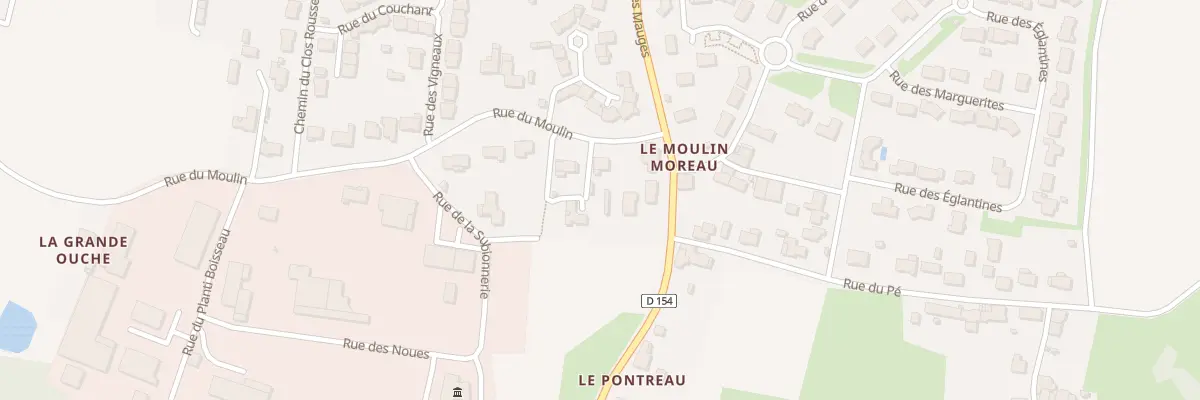 Plan du 45 Rue du Moulin (Drain) à Orée d’Anjou