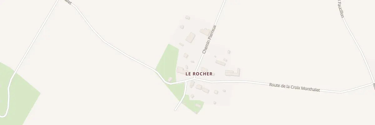 Plan du 8 Rte de la Croix Monthalet Biar à Isigny-le-Buat