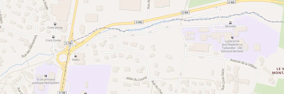 Plan du 18 Rue du Cheval Noir à Fougères