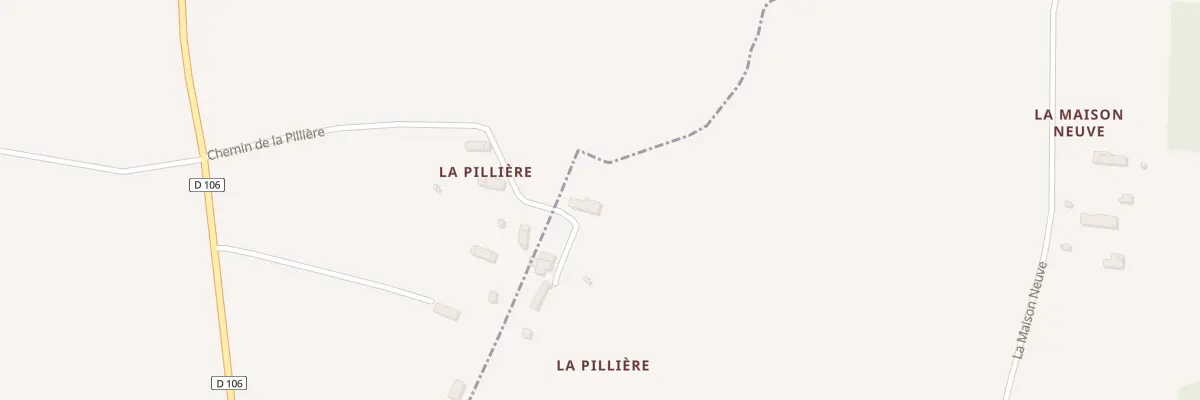 Plan du 1 La Pilliere au Grand-Celland