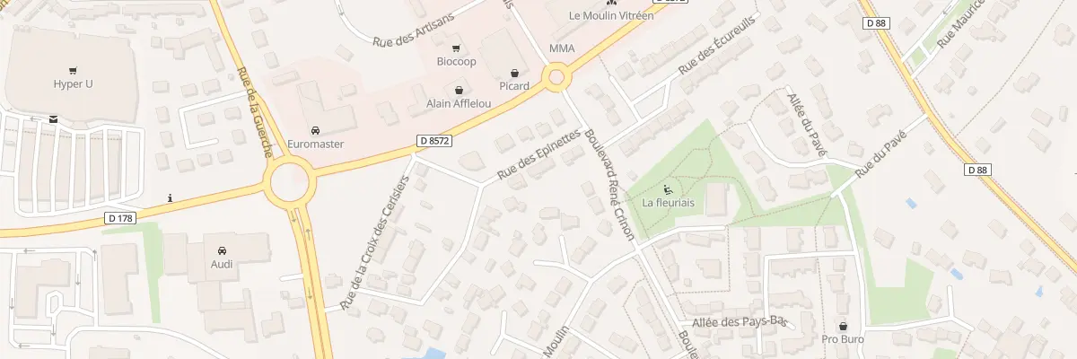 Plan du 7 Rue des Epinettes à Vitré