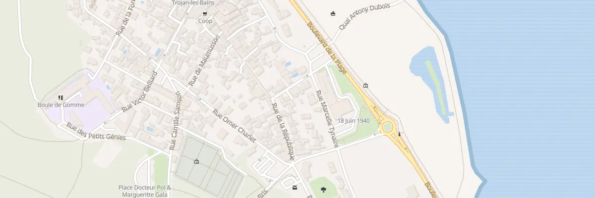 Plan du 6B Rue Eugene Fromentin à Saint-Trojan-les-Bains