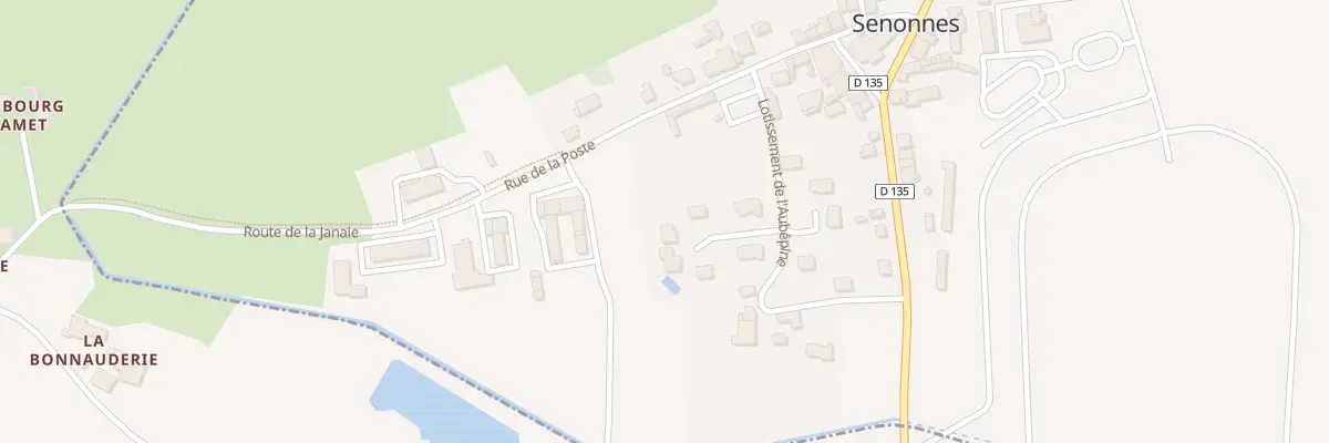 Plan du 3 Lot de l’Aubepine à Senonnes