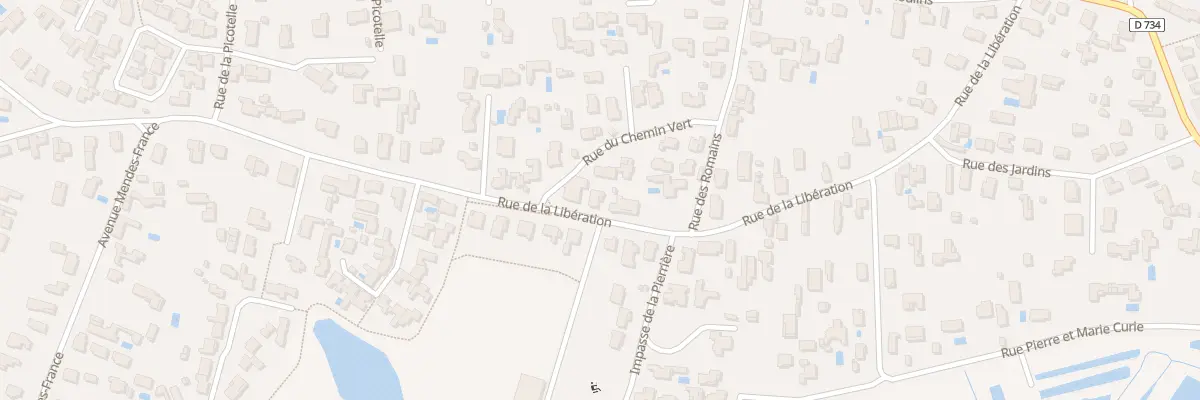 Plan du 9946 Rue de la Libération au Château-d’Oléron
