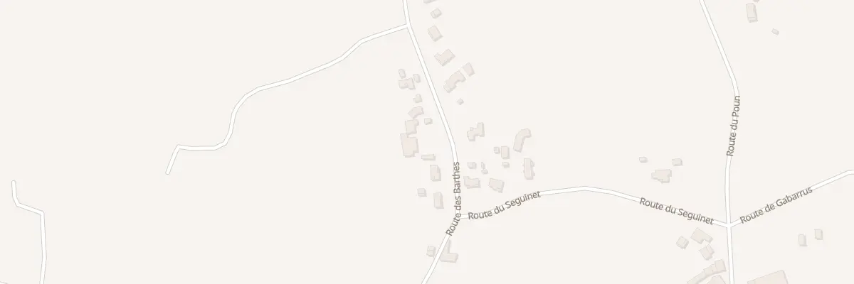 Plan du 442 Rte des Barthes à Pey