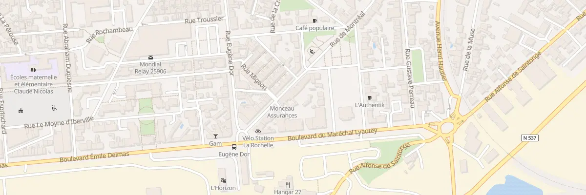 Plan du 51 Rue Montreal à La Rochelle