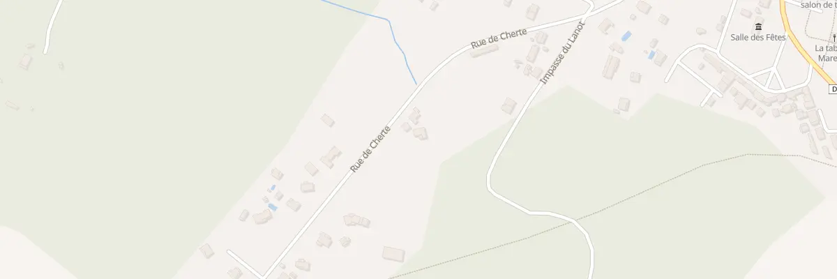 Plan du 399 Rue de Cherte à Uza