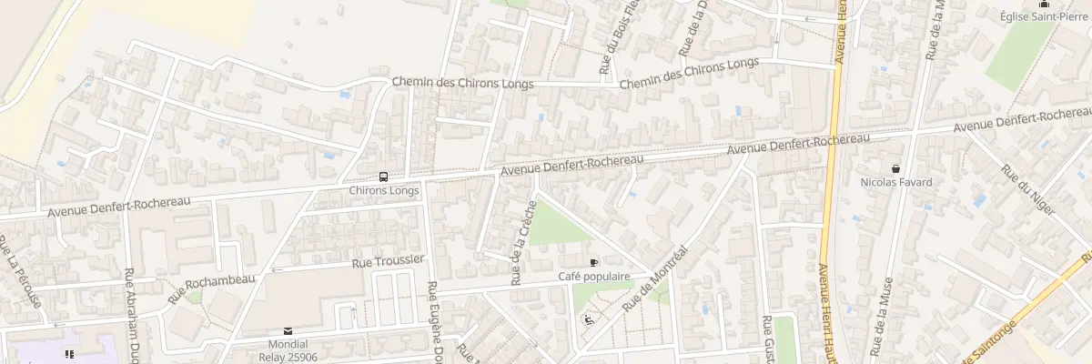 Plan du 201 Av Denfert Rochereau à La Rochelle