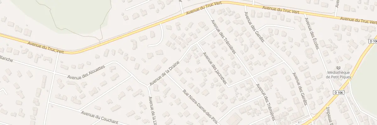 Plan du 4 Rue des Fougéres à Lège-Cap-Ferret
