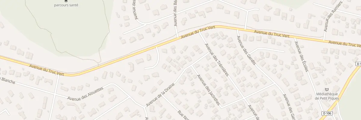 Plan du 7 Rue des Fougéres à Lège-Cap-Ferret