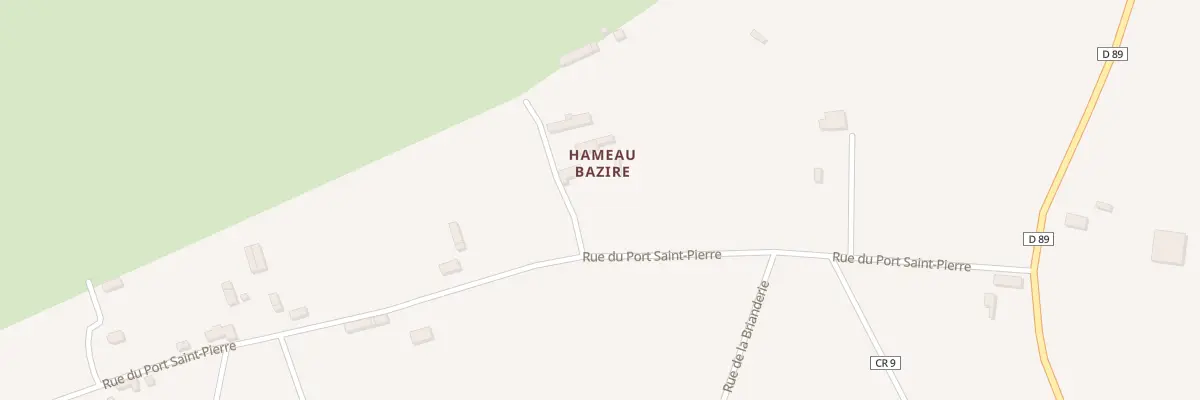 Plan du 2 Imp Bazire à Graignes-Mesnil-Angot
