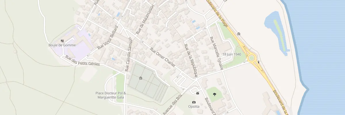 Plan du 18 Rue Omer Charlet à Saint-Trojan-les-Bains