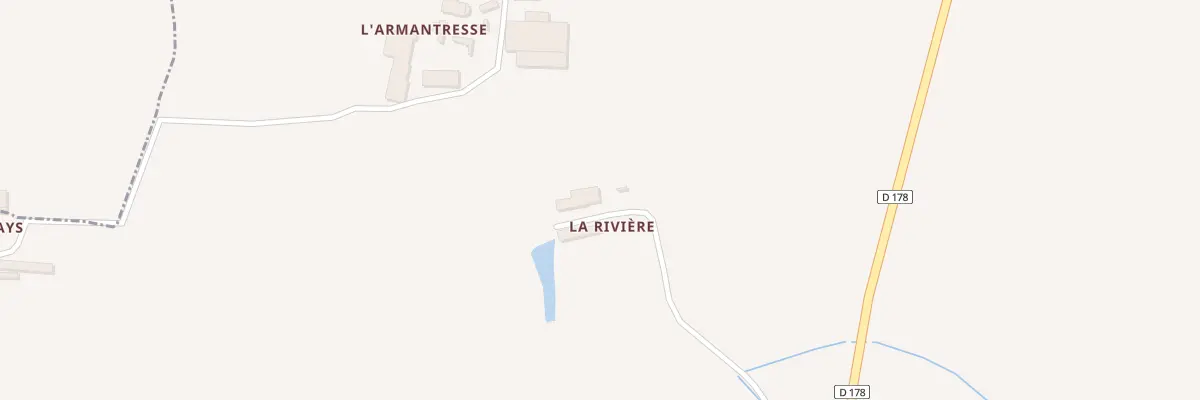 Plan du 1 La Rivière à Moutiers