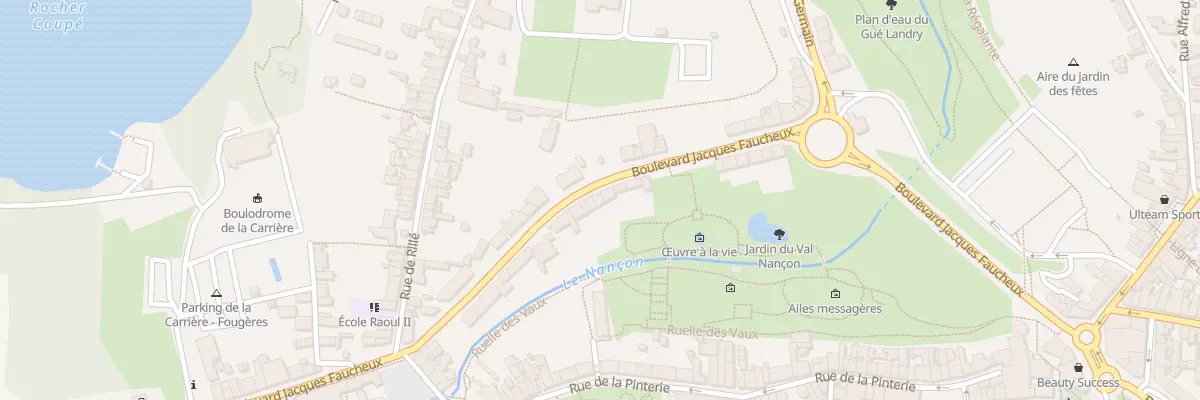 Plan du 43 Bd Jacques Faucheux à Fougères