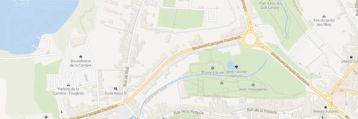 Plan du 45 Bd Jacques Faucheux à Fougères