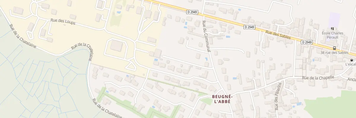 Plan du 2B Rue des grandes ouches aux Magnils-Reigniers