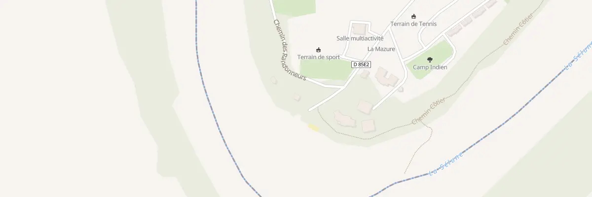 Plan du 16 Rte de la Mazure - Les Biards à Isigny-le-Buat