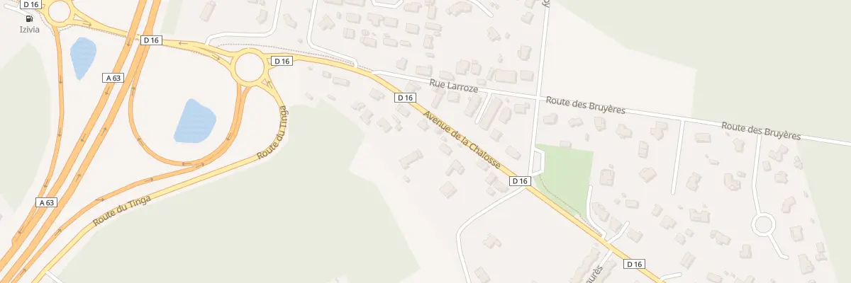 Plan du 740 Av de la Chalosse à Magescq