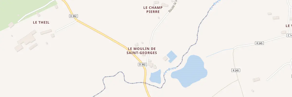 Plan du 8 Rte le Vieux Moulin à Saint-Georges-de-Livoye
