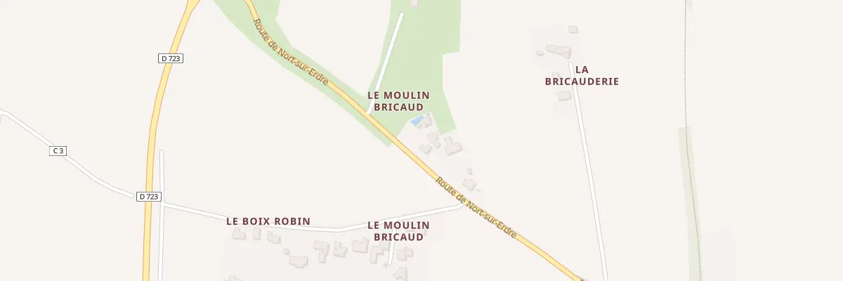 Plan du 90 Le Moulin Bricaud à Ancenis-Saint-Géréon