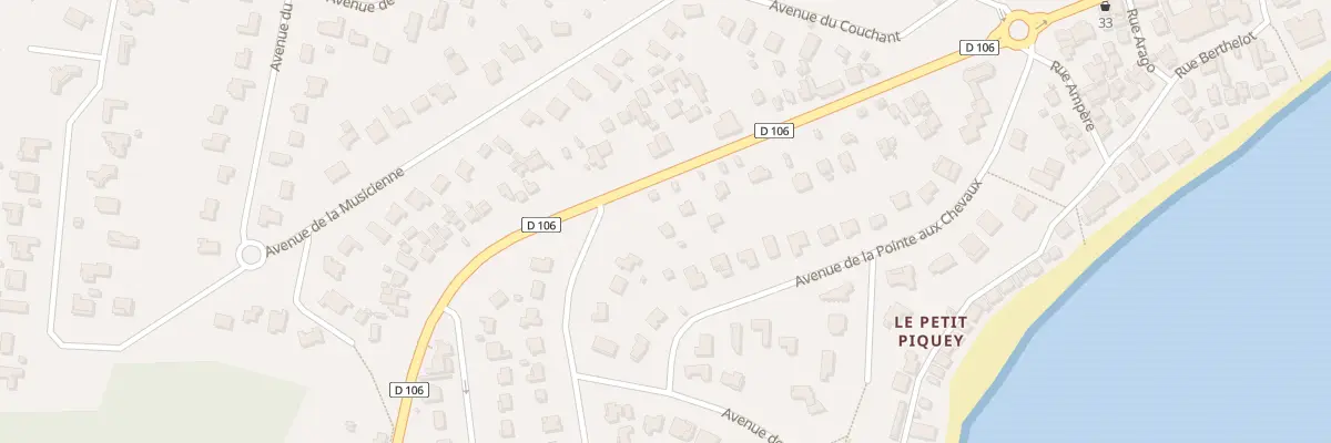 Plan du 58 Rte de Bordeaux Petit Piquey à Lège-Cap-Ferret