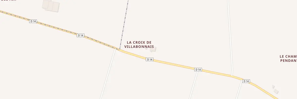 Plan du 175 La Croix de la Villabonnai à Mellé