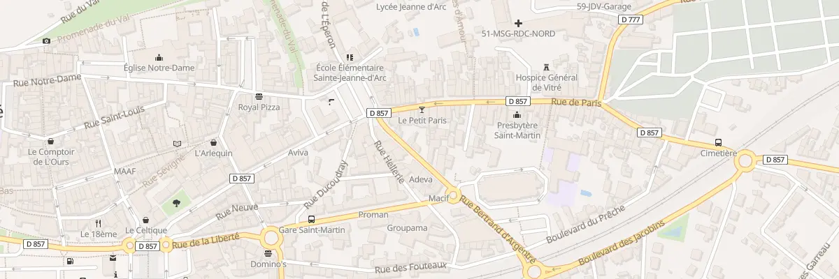 Plan du 7B Rue Bertrand d’Argentré à Vitré