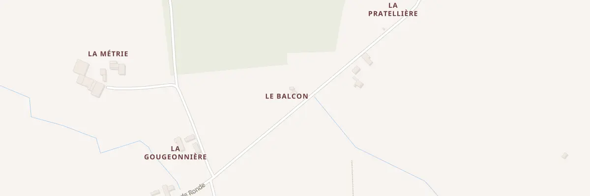 Plan du 837 Le Balcon à Rannée