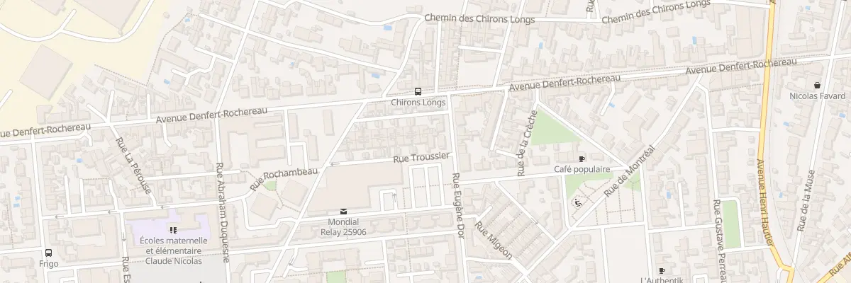 Plan du 4 Rue Troussier à La Rochelle