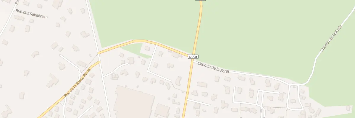 Plan de la Rue de Broceliande à Lécousse