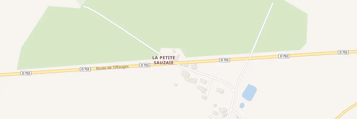 Plan du 5381 La Petite Sauzaie à Treize-Septiers