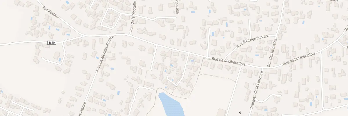 Plan du 29Q Rue de la Libération au Château-d’Oléron