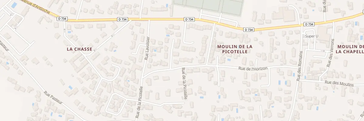 Plan du 20 Rue de la Picotelle au Château-d’Oléron