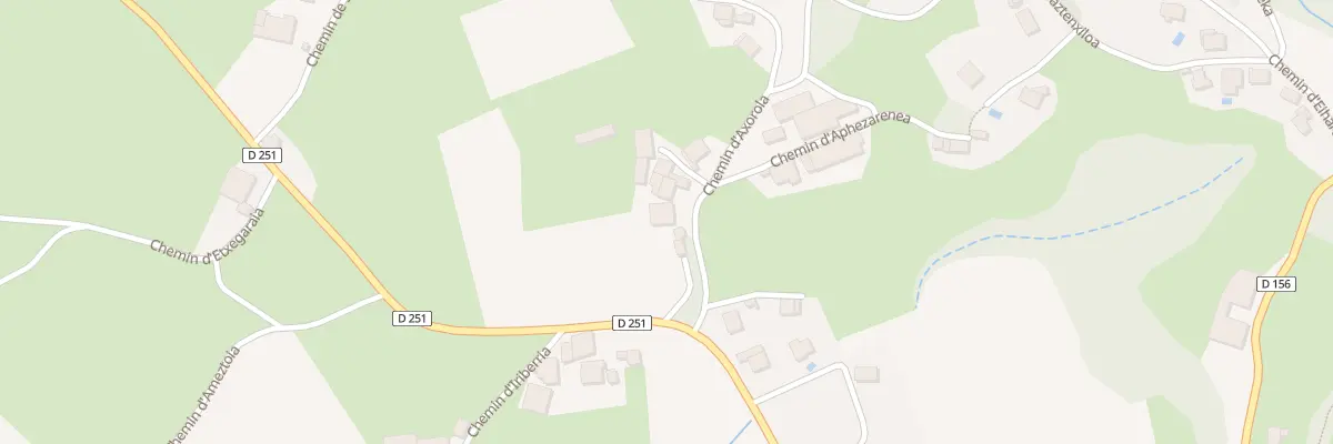 Plan du 85 Che d’Axorola à Isturits
