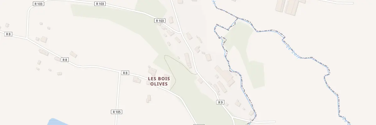 Plan du 5031 Les Bois Olives à Hamelin