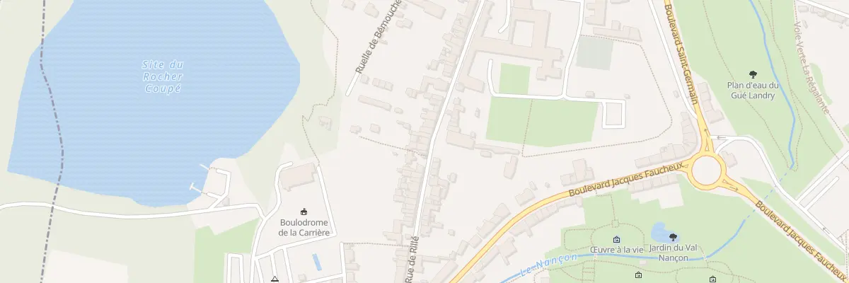 Plan du 65 Rue de Rillé à Fougères