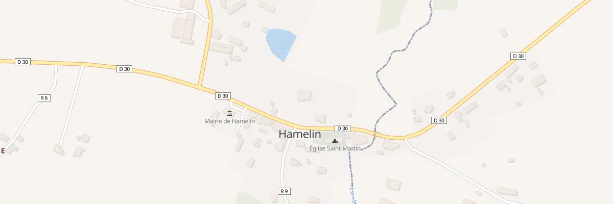 Plan du 16A Le Pont Martin à Hamelin