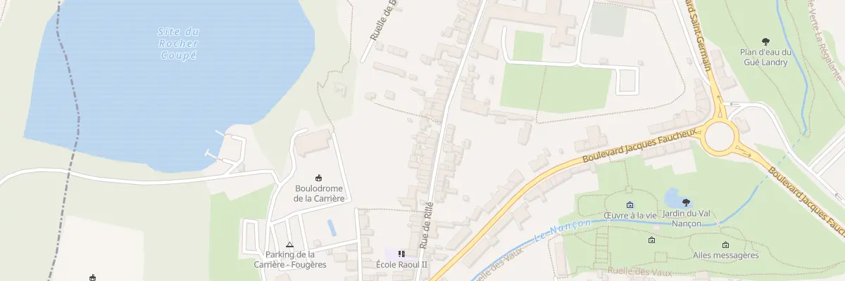 Plan du 51B Rue de Rillé à Fougères